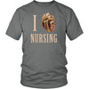 Nurse T Shirt - I heart Nursing-T-shirt-Teelime | shirts-hoodies-mugs