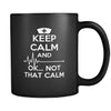 Nursing Keep calm and ok... not that calm 11oz Black Mug-Drinkware-Teelime | shirts-hoodies-mugs