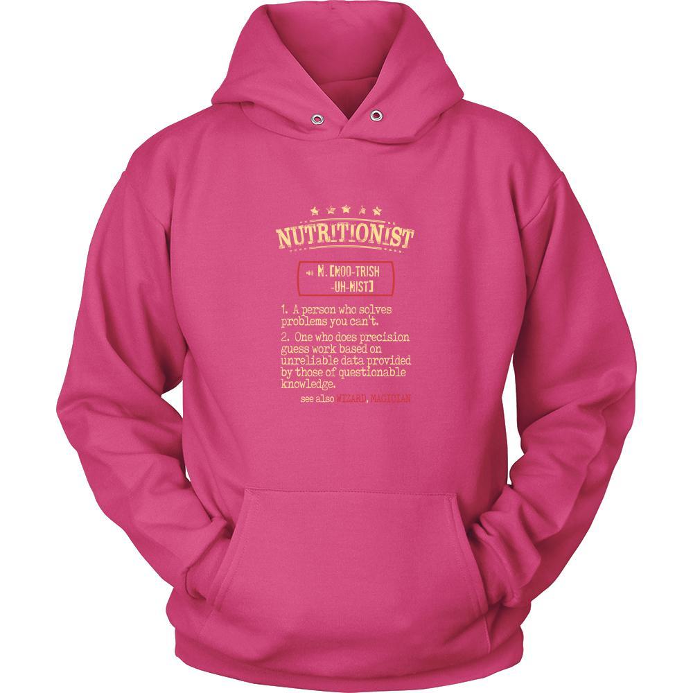 Nutritionist Shirt - Nutritionist a person who solves problems you can't. see also WIZARD, MAGICIAN Profession Gift-T-shirt-Teelime | shirts-hoodies-mugs