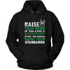 Nutritionist Shirt - Raise your hand if you love Nutritionist, if not raise your standards - Profession Gift-T-shirt-Teelime | shirts-hoodies-mugs