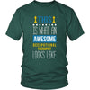 Occupational therapist Shirt - This is what an awesome Occupational therapist looks like - Profession Gift-T-shirt-Teelime | shirts-hoodies-mugs