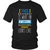 Occupational therapist Shirt - This is what an awesome Occupational therapist looks like - Profession Gift-T-shirt-Teelime | shirts-hoodies-mugs