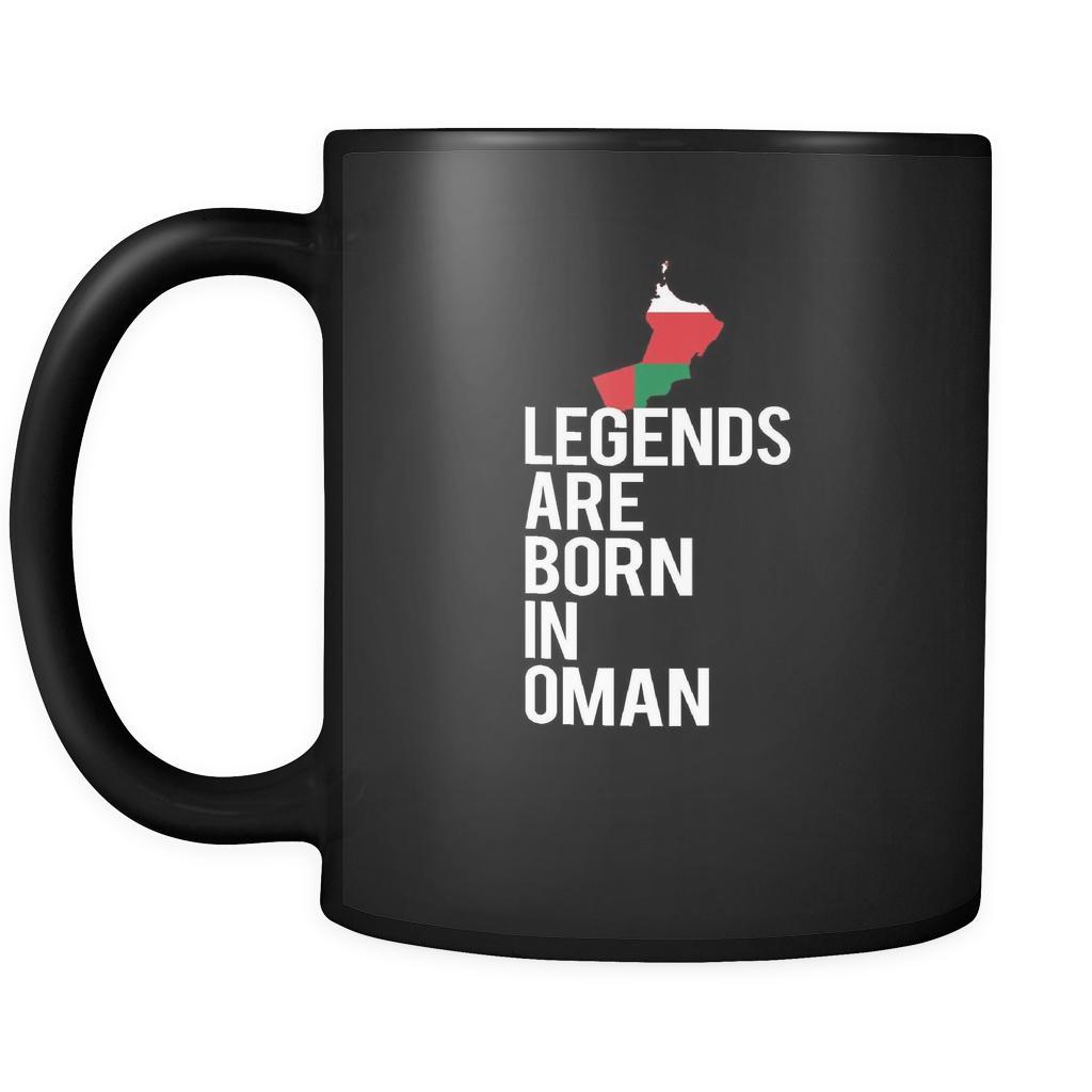 Oman Legends are born in Oman 11oz Black Mug-Drinkware-Teelime | shirts-hoodies-mugs