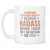 Operations Research Analyst mug - Badass Operations Research Analyst-Drinkware-Teelime | shirts-hoodies-mugs
