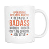 Operations Research Analyst mug - Badass Operations Research Analyst-Drinkware-Teelime | shirts-hoodies-mugs