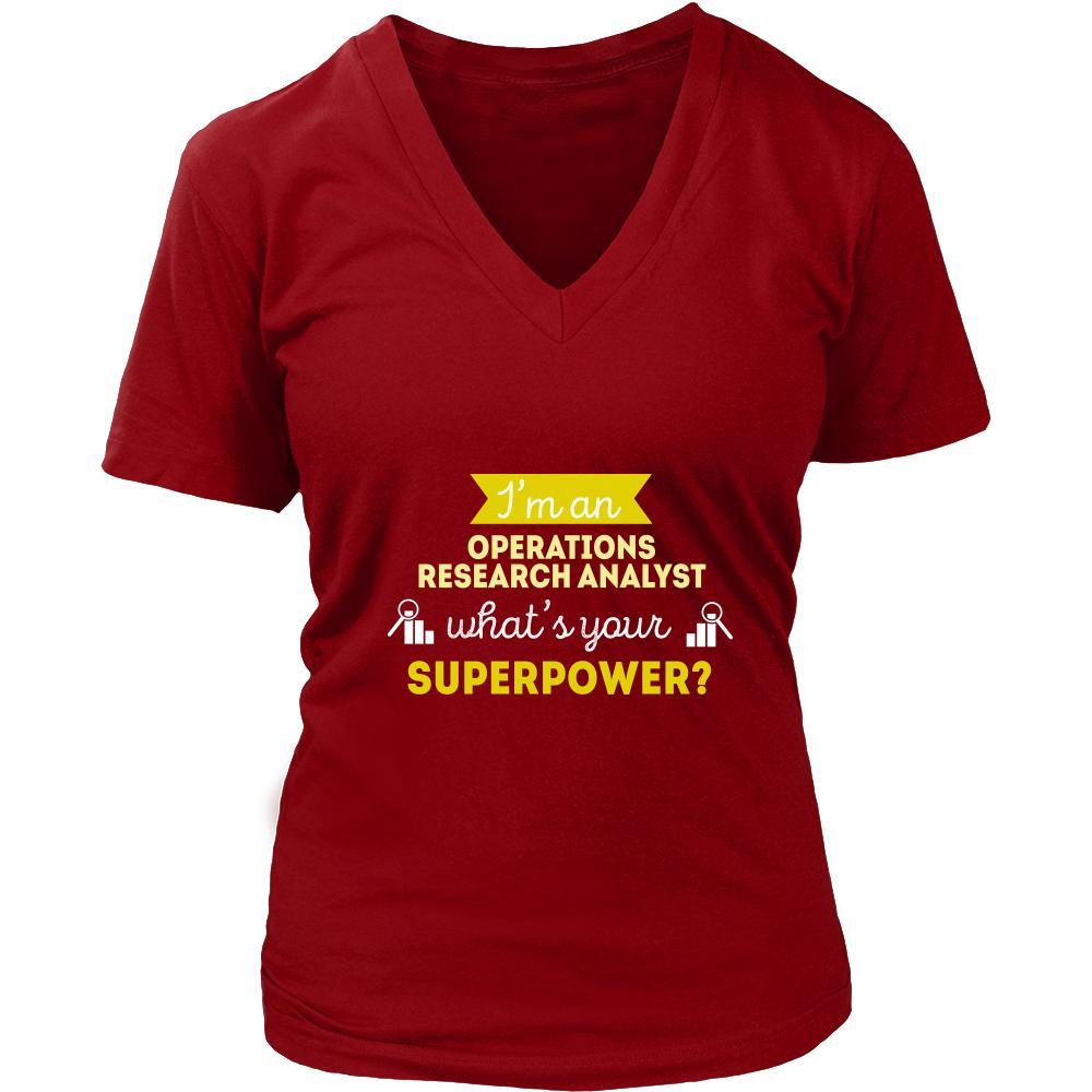 Operations research analyst Shirt - I'm an Operations research analyst, what's your superpower? - Profession Gift-T-shirt-Teelime | shirts-hoodies-mugs