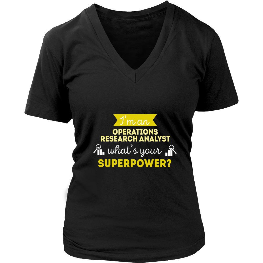 Operations research analyst Shirt - I'm an Operations research analyst, what's your superpower? - Profession Gift-T-shirt-Teelime | shirts-hoodies-mugs