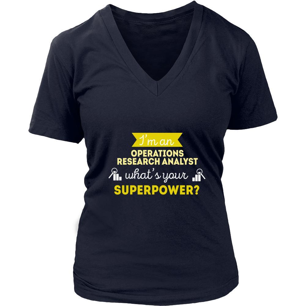 Operations research analyst Shirt - I'm an Operations research analyst, what's your superpower? - Profession Gift-T-shirt-Teelime | shirts-hoodies-mugs
