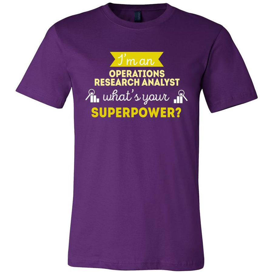 Operations research analyst Shirt - I'm an Operations research analyst, what's your superpower? - Profession Gift-T-shirt-Teelime | shirts-hoodies-mugs