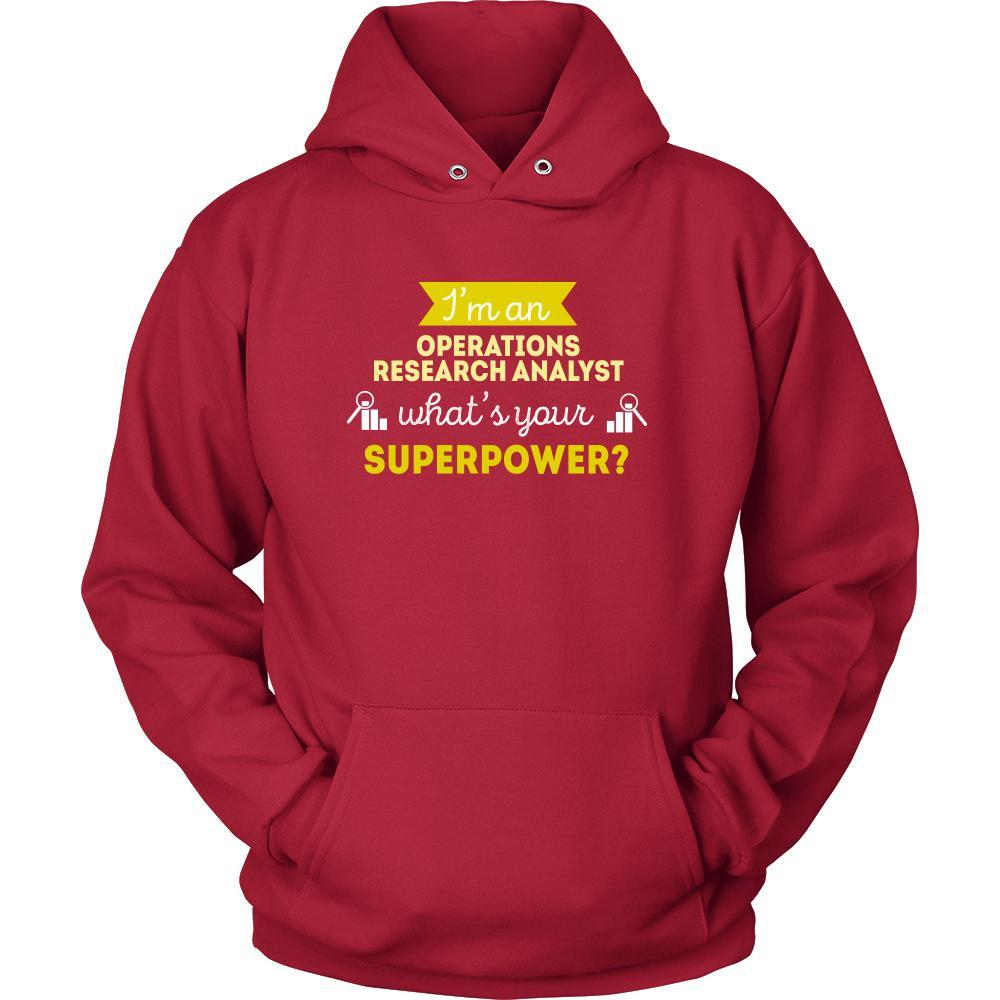 Operations research analyst Shirt - I'm an Operations research analyst, what's your superpower? - Profession Gift-T-shirt-Teelime | shirts-hoodies-mugs