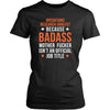 Operations research analyst Shirt - Operations research analyst because badass mother fucker isn't an official job title - Profession Gift-T-shirt-Teelime | shirts-hoodies-mugs