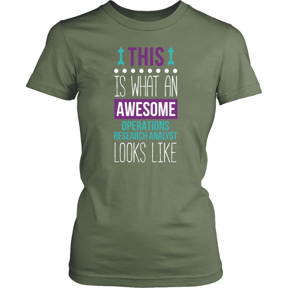 Operations research analyst Shirt This is what an awesome Operations research analyst looks like Profession Gift-T-shirt-Teelime | shirts-hoodies-mugs