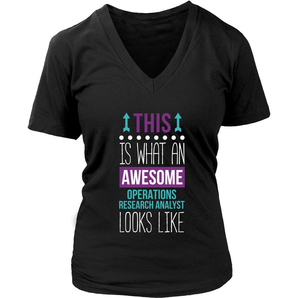 Operations research analyst Shirt This is what an awesome Operations research analyst looks like Profession Gift-T-shirt-Teelime | shirts-hoodies-mugs