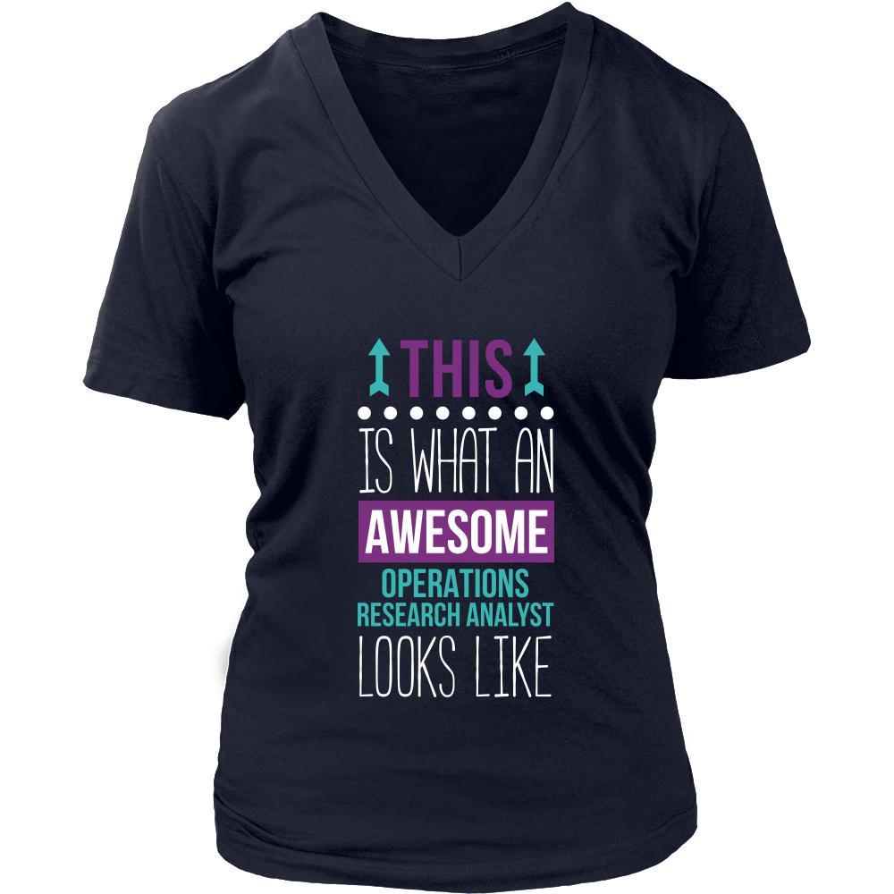 Operations research analyst Shirt This is what an awesome Operations research analyst looks like Profession Gift-T-shirt-Teelime | shirts-hoodies-mugs