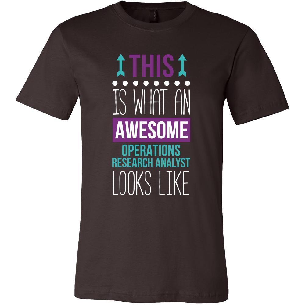 Operations research analyst Shirt This is what an awesome Operations research analyst looks like Profession Gift-T-shirt-Teelime | shirts-hoodies-mugs