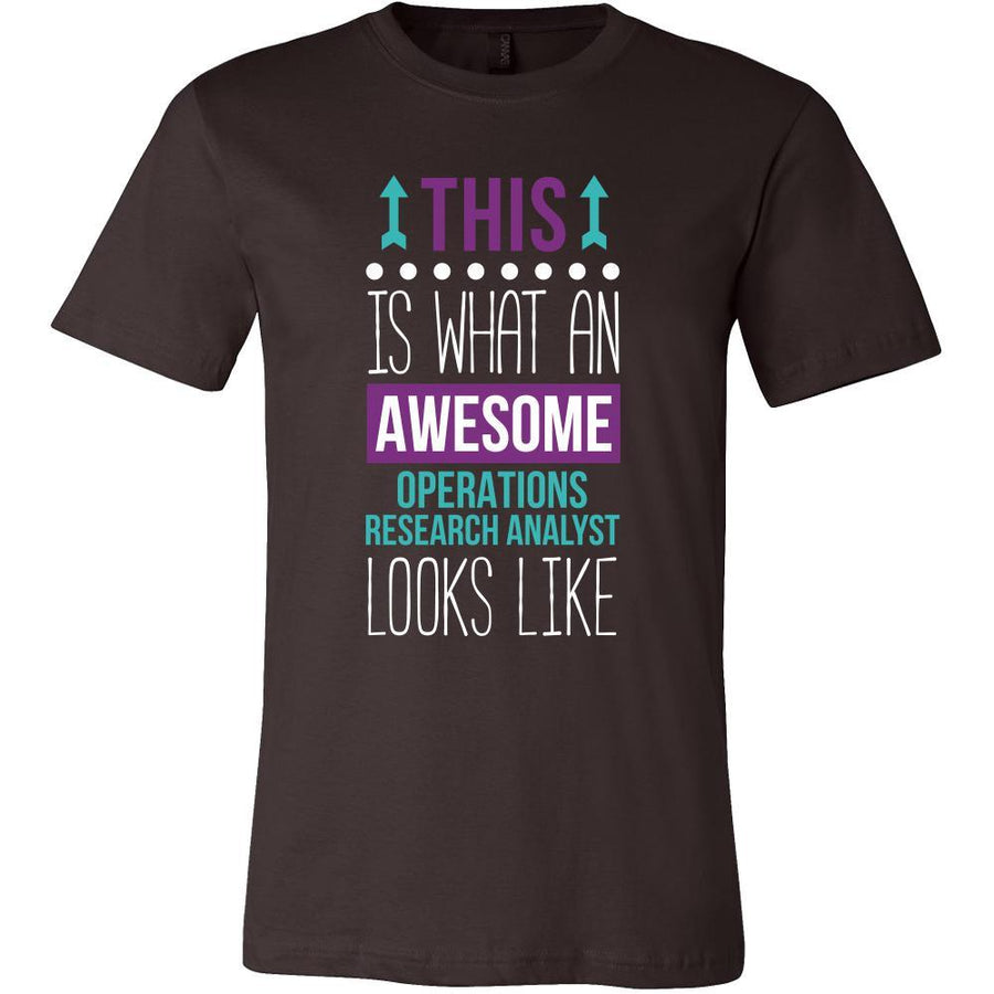 Operations research analyst Shirt This is what an awesome Operations research analyst looks like Profession Gift-T-shirt-Teelime | shirts-hoodies-mugs