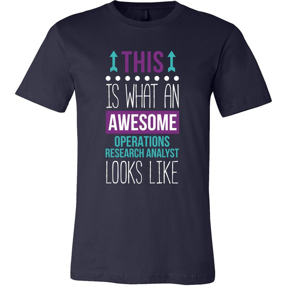 Operations research analyst Shirt This is what an awesome Operations research analyst looks like Profession Gift-T-shirt-Teelime | shirts-hoodies-mugs