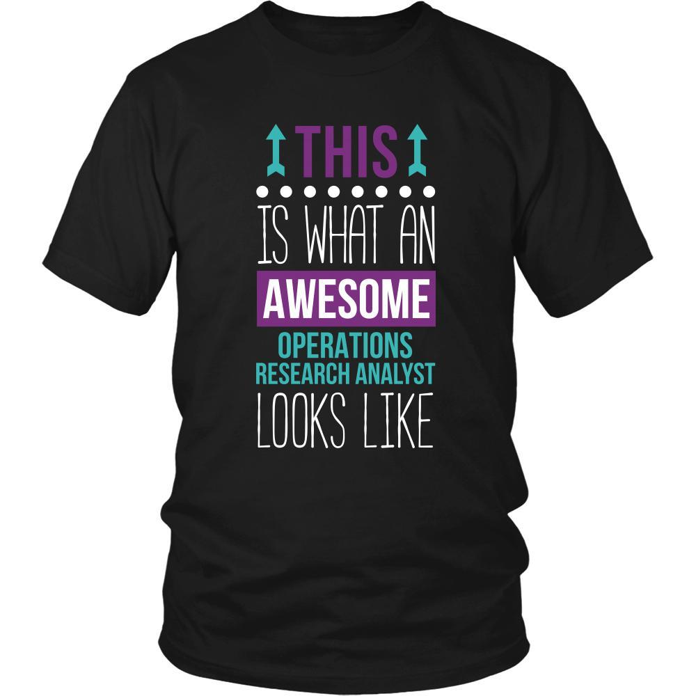 Operations research analyst Shirt This is what an awesome Operations research analyst looks like Profession Gift-T-shirt-Teelime | shirts-hoodies-mugs