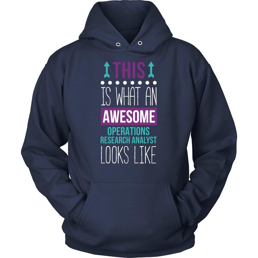 Operations research analyst Shirt This is what an awesome Operations research analyst looks like Profession Gift-T-shirt-Teelime | shirts-hoodies-mugs