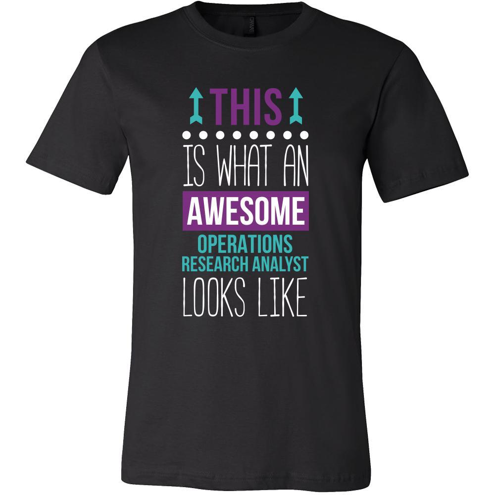Operations research analyst Shirt This is what an awesome Operations research analyst looks like Profession Gift-T-shirt-Teelime | shirts-hoodies-mugs