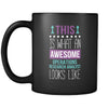 Operations research analyst This is what an awesome operations research analyst looks like 11oz Black Mug-Drinkware-Teelime | shirts-hoodies-mugs