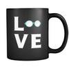 Optician / Optometrist mug - LOVE Optician / Optometrist - 11oz Black Mug-Drinkware-Teelime | shirts-hoodies-mugs