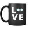 Optician / Optometrist mug - LOVE Optician / Optometrist - 11oz Black Mug-Drinkware-Teelime | shirts-hoodies-mugs