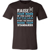 Optician Shirt - Raise your hand if you love Optician, if not raise your standards - Profession Gift-T-shirt-Teelime | shirts-hoodies-mugs