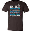 Optometrist Shirt - Raise your hand if you love Optometrist, if not raise your standards - Profession Gift-T-shirt-Teelime | shirts-hoodies-mugs