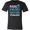 Optometrist Shirt - Raise your hand if you love Optometrist, if not raise your standards - Profession Gift-T-shirt-Teelime | shirts-hoodies-mugs