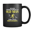 Orienteering Never underestimate an old man who loves orienteering 11oz Black Mug-Drinkware-Teelime | shirts-hoodies-mugs