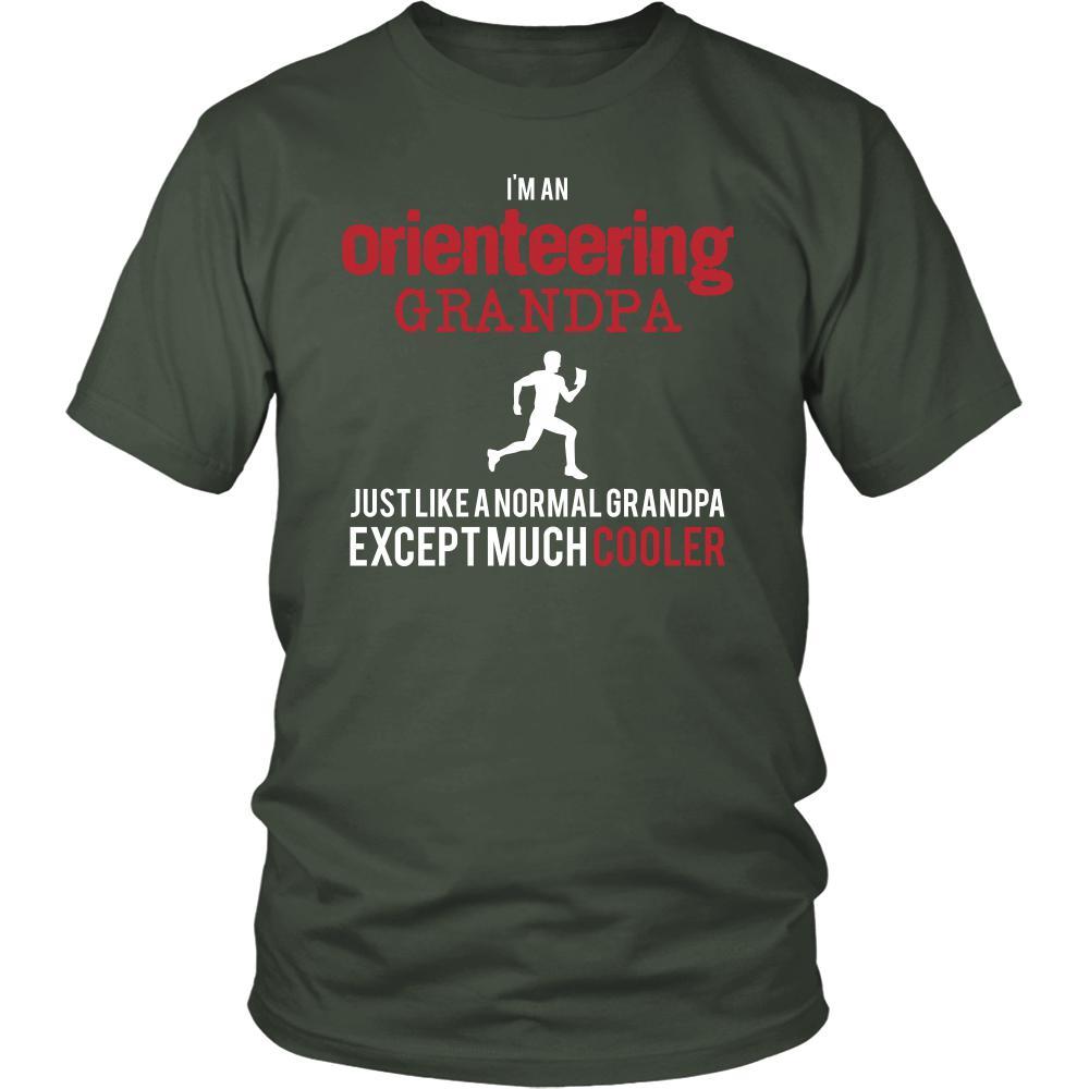 Orienteering Shirt - I'm an orienteering grandpa just like a normal grandpa except much cooler Grandfather Hobby Gift-T-shirt-Teelime | shirts-hoodies-mugs