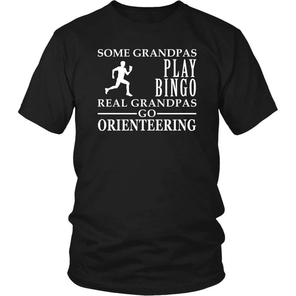 Orienteering Shirt Some Grandpas play bingo, real Grandpas go Orienteering Family Hobby-T-shirt-Teelime | shirts-hoodies-mugs