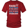 Orthodontist Shirt - Raise your hand if you love Orthodontist, if not raise your standards - Profession Gift-T-shirt-Teelime | shirts-hoodies-mugs