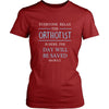 Orthotist Shirt - Everyone relax the Orthotist is here, the day will be save shortly - Profession Gift-T-shirt-Teelime | shirts-hoodies-mugs