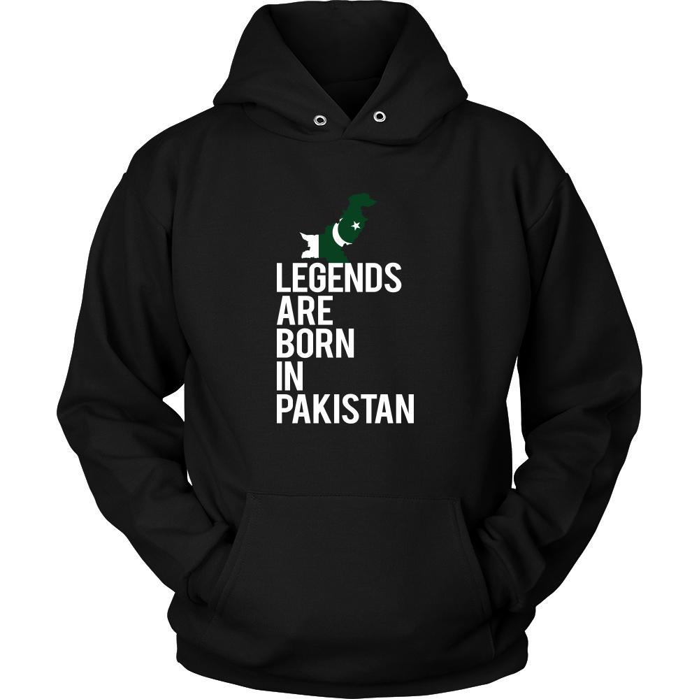 Pakistan Shirt - Legends are born in Pakistan - National Heritage Gift-T-shirt-Teelime | shirts-hoodies-mugs