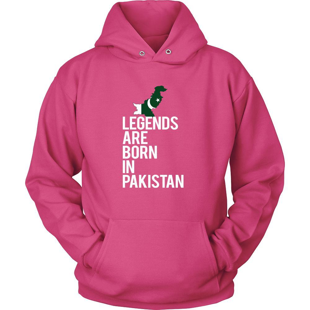 Pakistan Shirt - Legends are born in Pakistan - National Heritage Gift-T-shirt-Teelime | shirts-hoodies-mugs