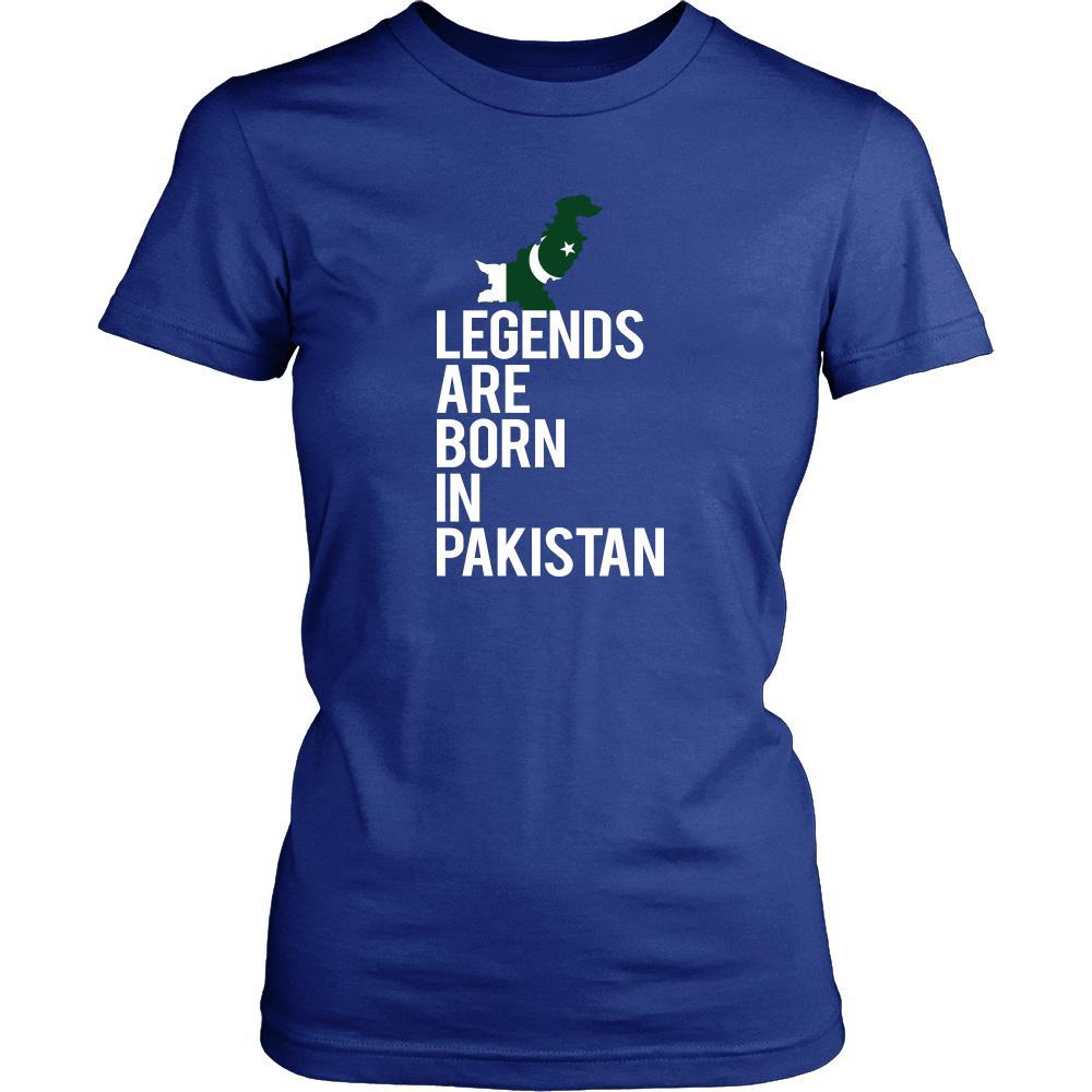 Pakistan Shirt - Legends are born in Pakistan - National Heritage Gift-T-shirt-Teelime | shirts-hoodies-mugs