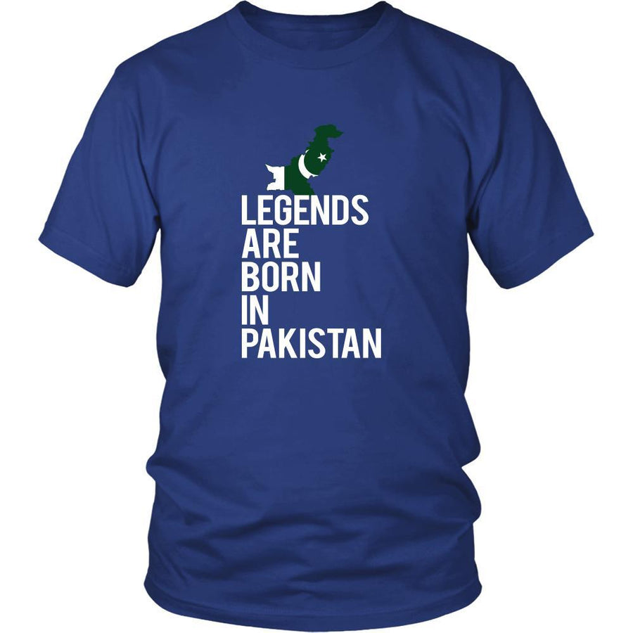 Pakistan Shirt - Legends are born in Pakistan - National Heritage Gift-T-shirt-Teelime | shirts-hoodies-mugs