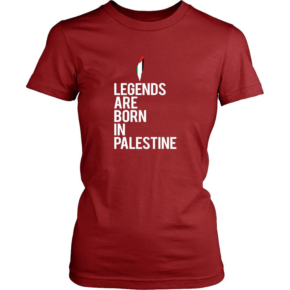 Palestine Shirt - Legends are born in Palestine - National Heritage Gift-T-shirt-Teelime | shirts-hoodies-mugs