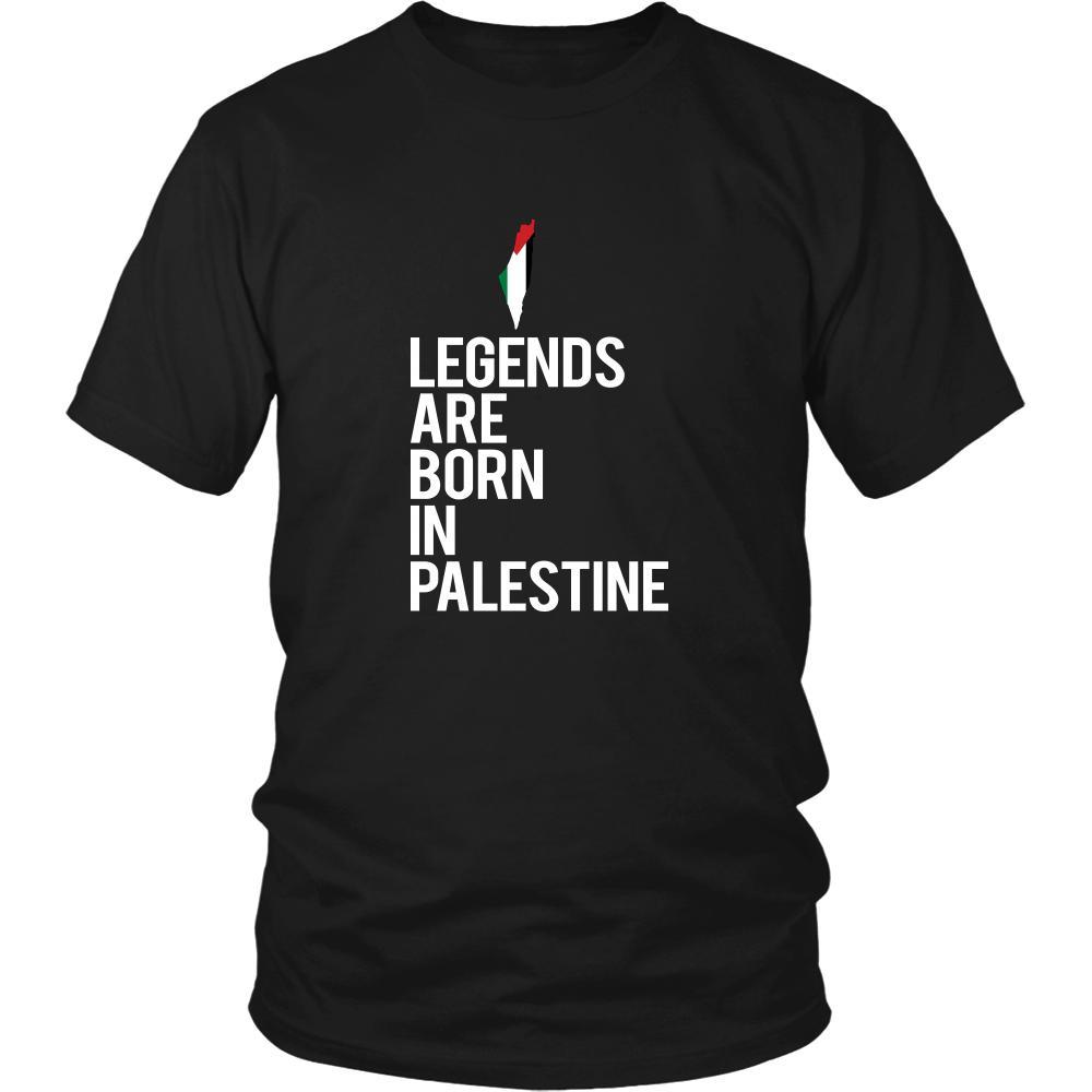 Palestine Shirt - Legends are born in Palestine - National Heritage Gift-T-shirt-Teelime | shirts-hoodies-mugs