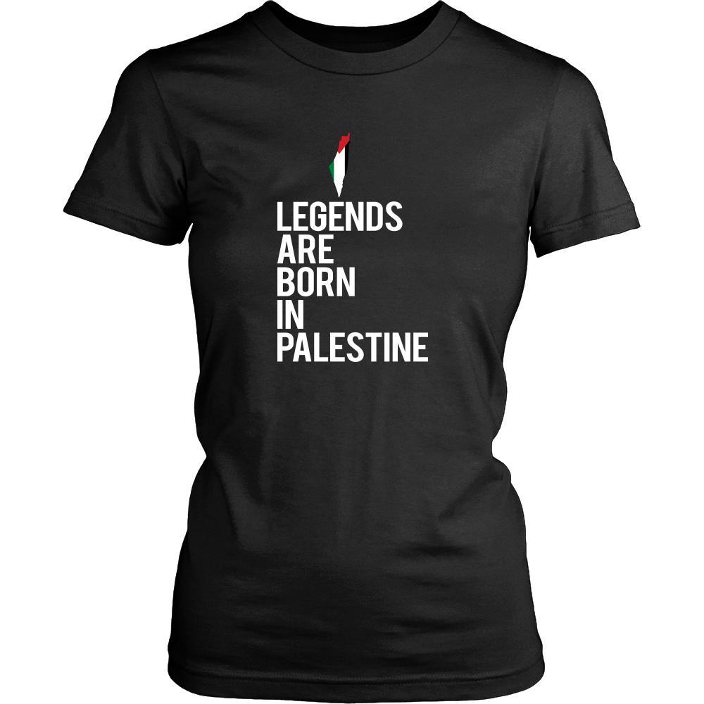 Palestine Shirt - Legends are born in Palestine - National Heritage Gift-T-shirt-Teelime | shirts-hoodies-mugs