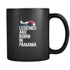 Panama Legends are born in Panama 11oz Black Mug-Drinkware-Teelime | shirts-hoodies-mugs