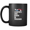 Panama Legends are born in Panama 11oz Black Mug-Drinkware-Teelime | shirts-hoodies-mugs