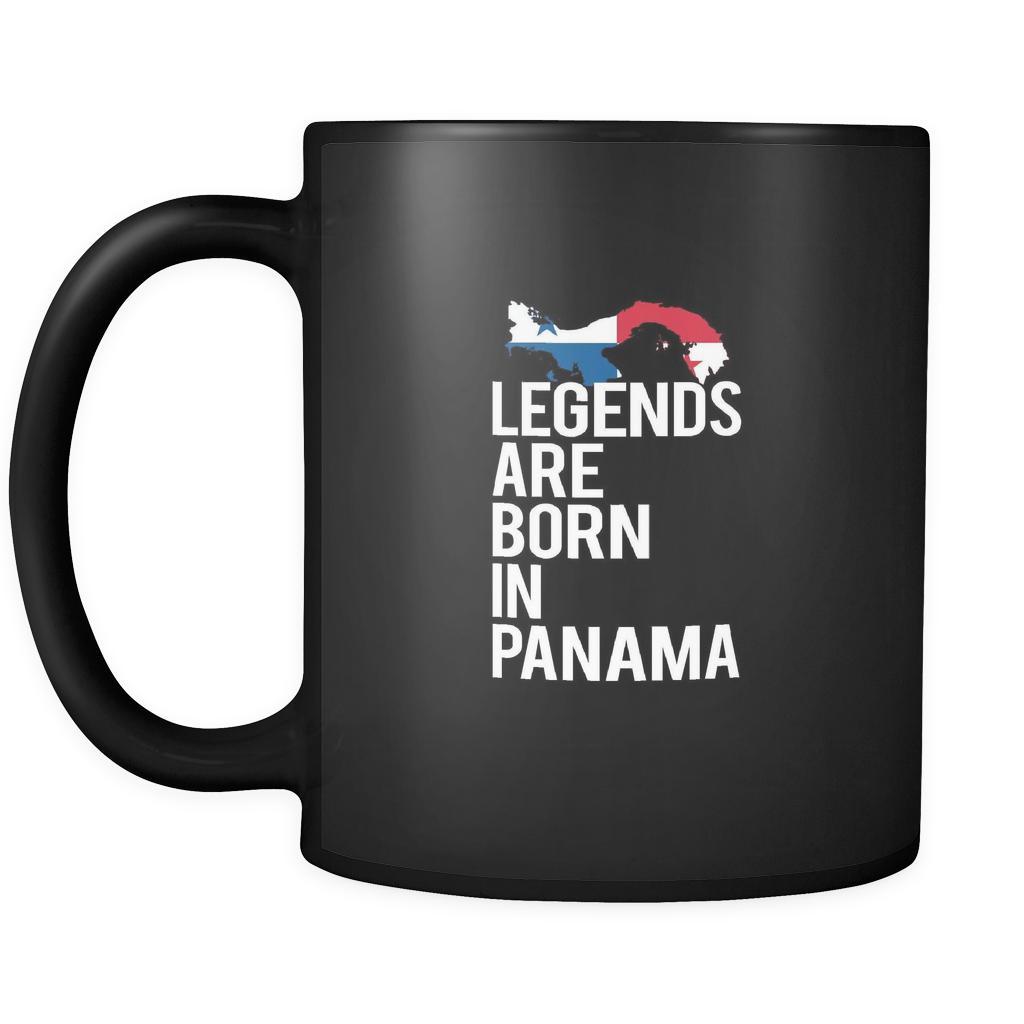 Panama Legends are born in Panama 11oz Black Mug-Drinkware-Teelime | shirts-hoodies-mugs