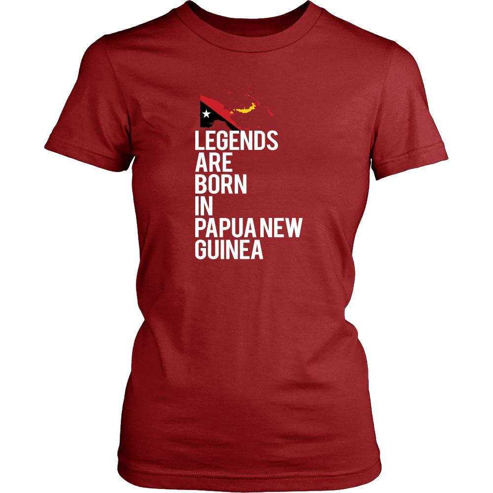 Papua New Guinea Shirt - Legends are born in Papua New Guinea - National Heritage Gift-T-shirt-Teelime | shirts-hoodies-mugs