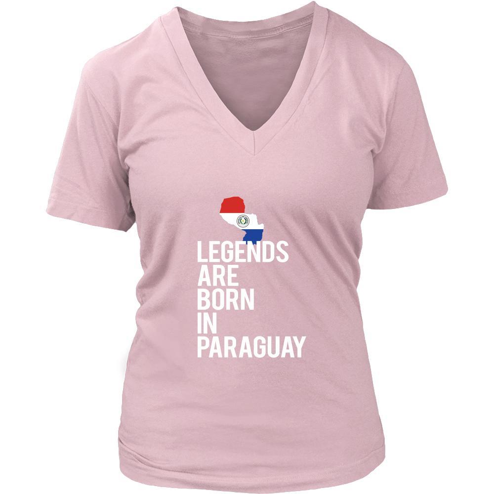 Paraguay Shirt - Legends are born in Paraguay - National Heritage Gift-T-shirt-Teelime | shirts-hoodies-mugs