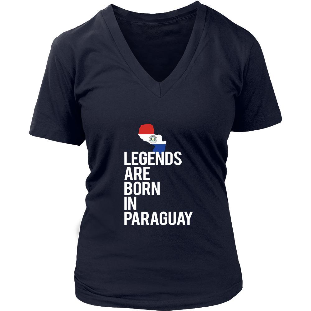 Paraguay Shirt - Legends are born in Paraguay - National Heritage Gift-T-shirt-Teelime | shirts-hoodies-mugs