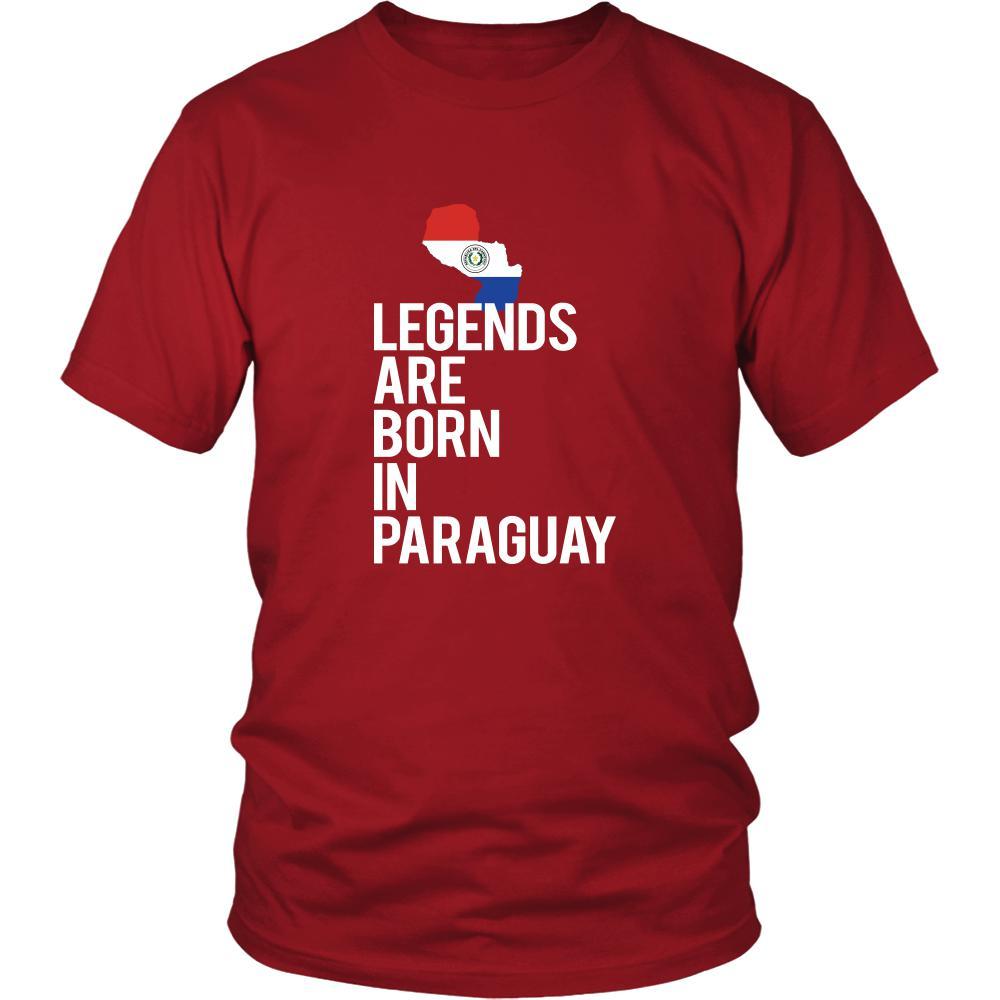 Paraguay Shirt - Legends are born in Paraguay - National Heritage Gift-T-shirt-Teelime | shirts-hoodies-mugs
