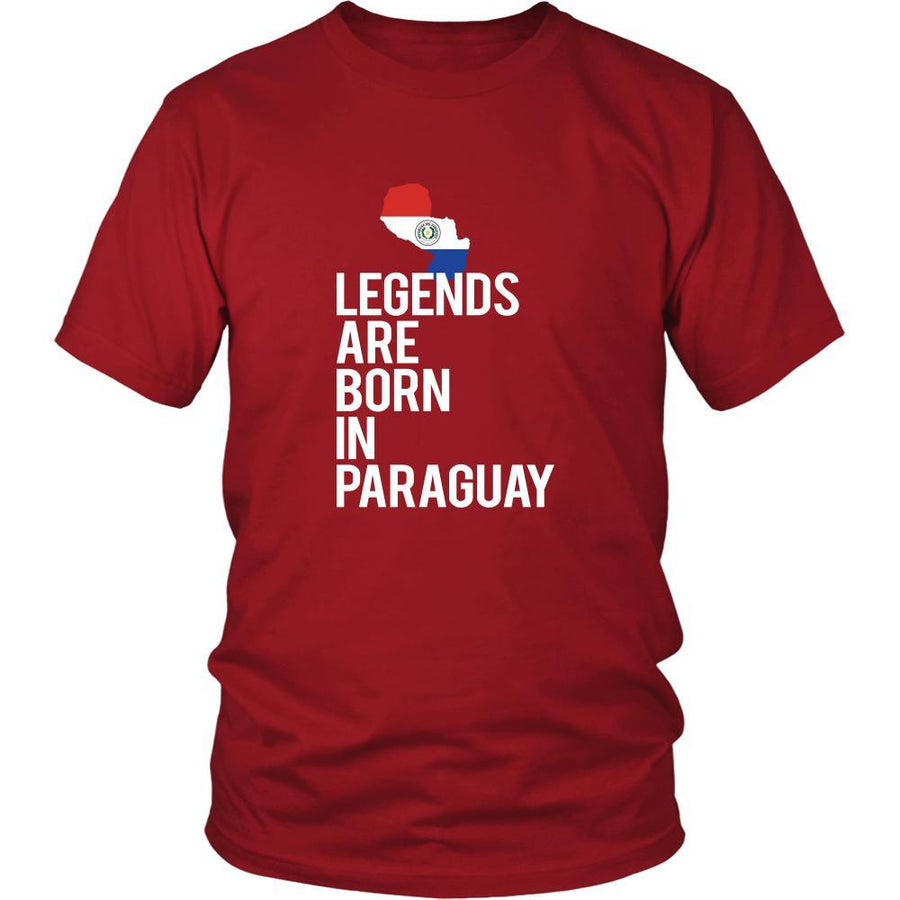 Paraguay Shirt - Legends are born in Paraguay - National Heritage Gift-T-shirt-Teelime | shirts-hoodies-mugs